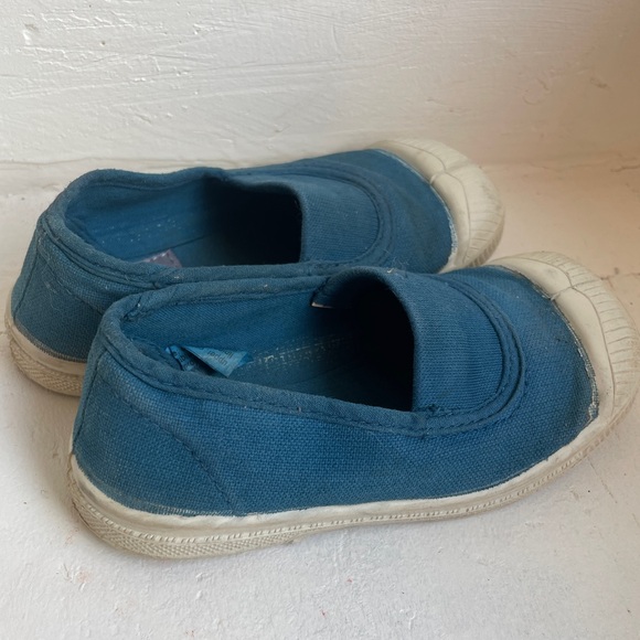bensimon slip ons in blue, size 24 or 7 - Picture 2 of 4